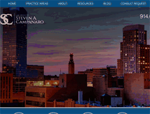Tablet Screenshot of campanarolaw.com